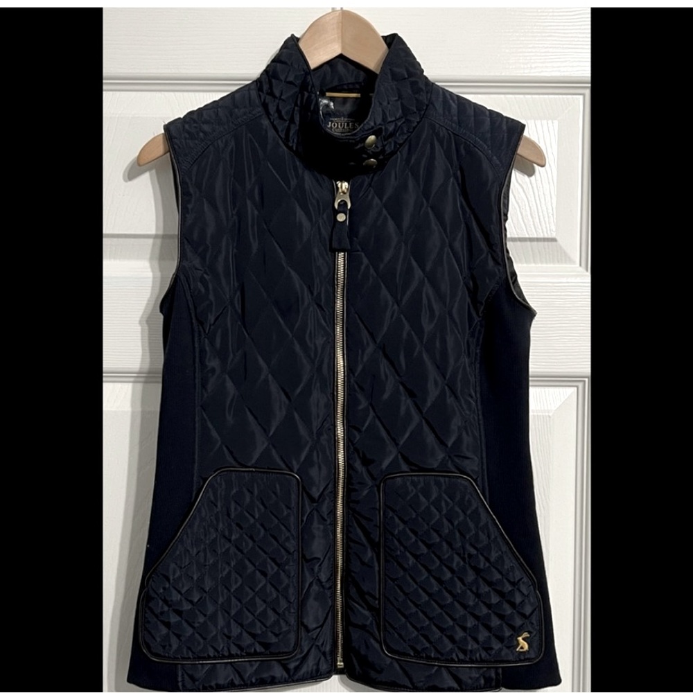 Joules Braemar Quilted Vest Marine Navy